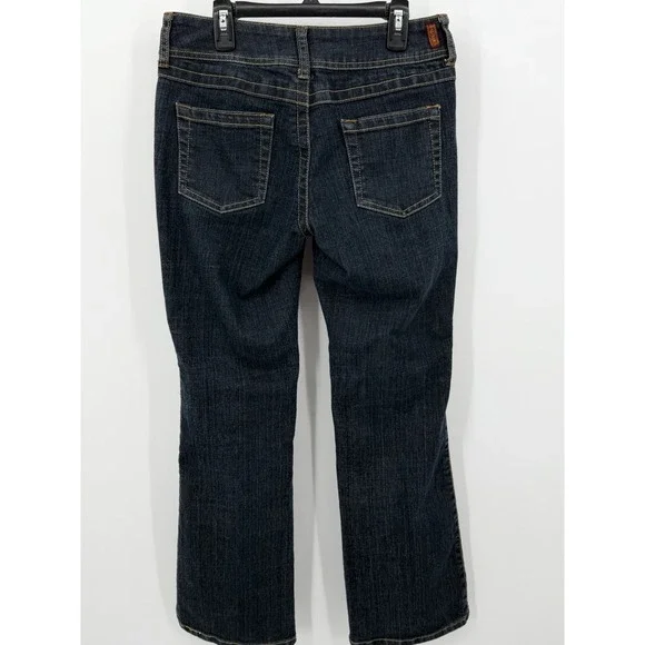 Mix It Women's Dark WashJeans Stretch‎ Mid Rise Size 6 Petite - Picture 3 of 9